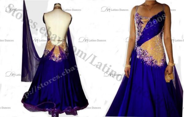 BALLROOM / STANDARD DRESS WITH HIGH QUALITY STONES ST120