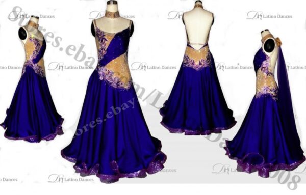 BALLROOM / STANDARD DRESS WITH HIGH QUALITY STONES ST120