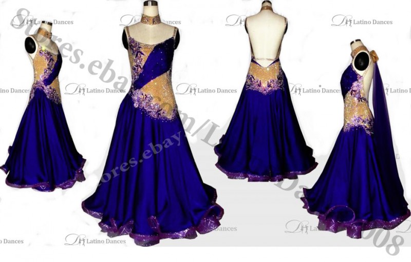 BALLROOM / STANDARD DRESS WITH HIGH QUALITY STONES ST120