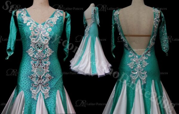 BALLROOM / STANDARD DRESS WITH HIGH QUALITY STONES ST160