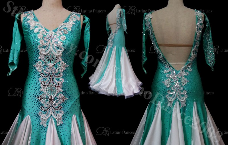 BALLROOM / STANDARD DRESS WITH HIGH QUALITY STONES ST160