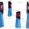 SMOOTH DANCE DRESS WITH HIGH QUALITY RHINESTONES ST317