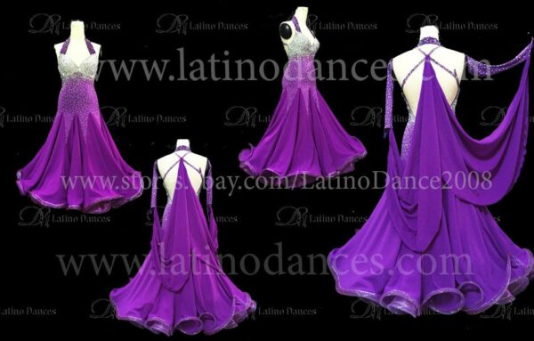 BALLROOM / STANDARD DRESS WITH HIGH QUALITY STONES ST140A