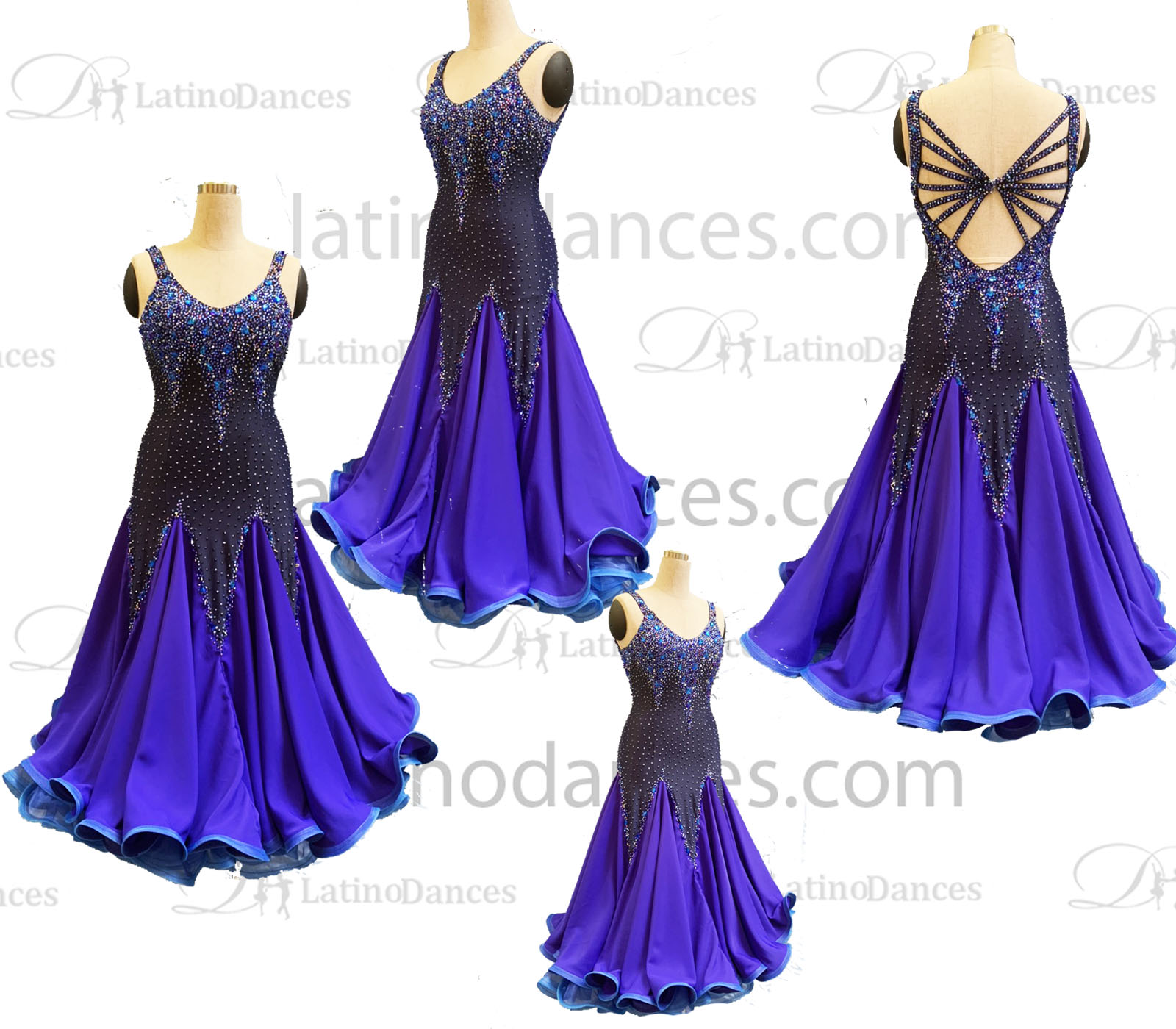 STANDARD / BALLROOM DRESS DESIGNE ST22815