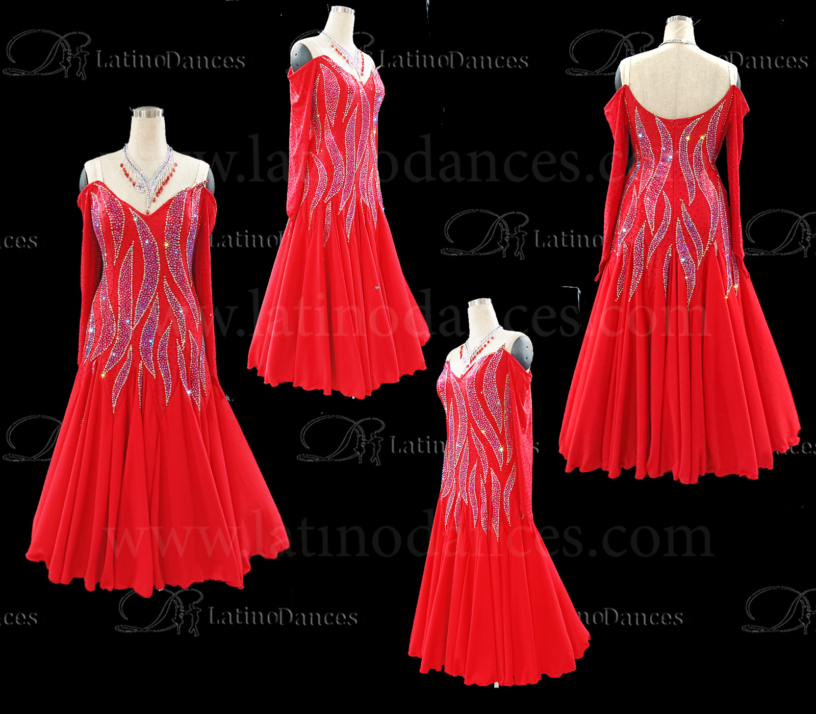 BALLROOM / SMOOTH / STANDARD/ DRESS WITH HIGH QUALITY ST322B